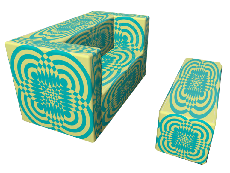 Cubes Furniture Op-art